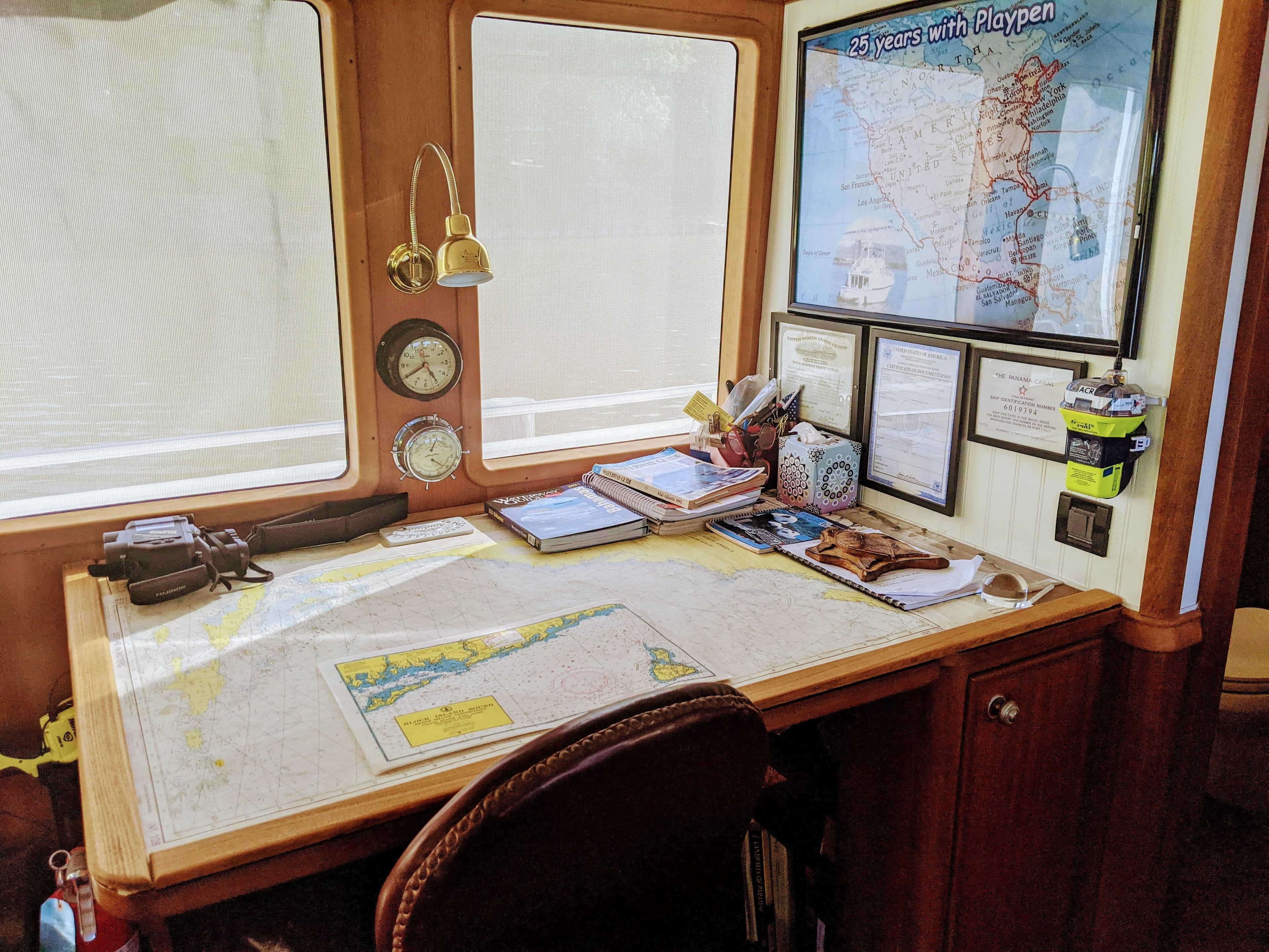 Pilothouse Chart Table
