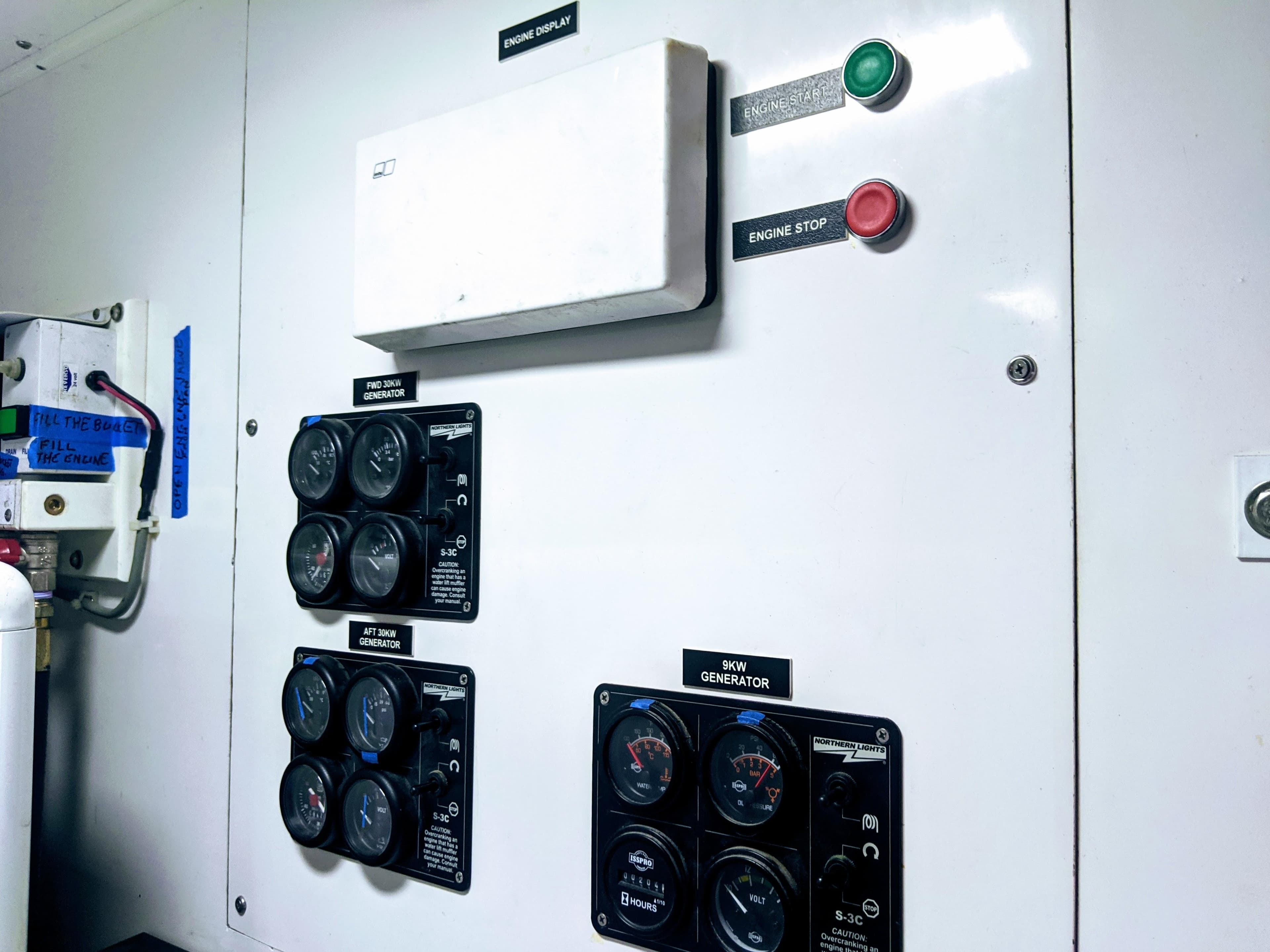 Engineroom Genset Panels