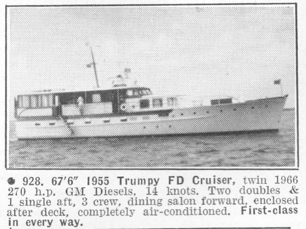 1954 Trumpy Cruiser
