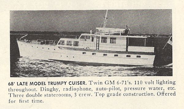 1954 Trumpy Cruiser