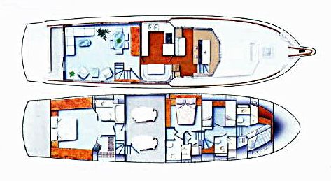 1988 Hatteras Cockpit Motor Yacht